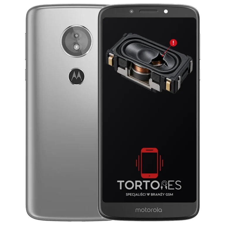 Motorola Moto E5 z symbolem głośnika multimedialnego - wymiana głośnika multimedialnego