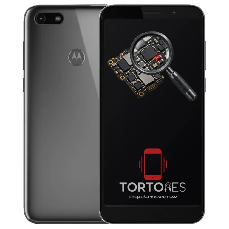 Motorola Moto E6 Play z symbolem diagnostyki - diagnoza telefonu