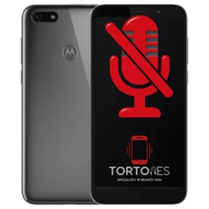 Motorola Moto E6 Play z symbolem mikrofonu - naprawa mikrofonu