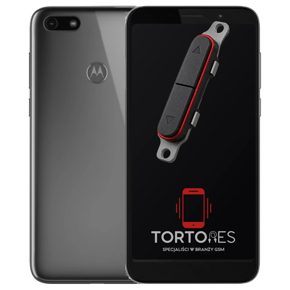 Motorola Moto E6 Play z symbolem przycisków - naprawa przycisków włączania i głośności