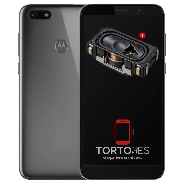 Motorola Moto E6 Play z symbolem głośnika multimedialnego - wymiana głośnika multimedialnego
