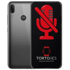 Motorola Moto E6 Plus z symbolem mikrofonu - naprawa mikrofonu