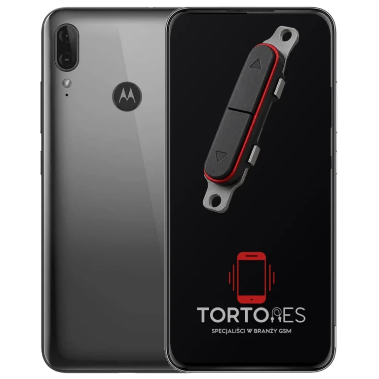 Motorola Moto E6 Plus z symbolem przycisków - naprawa przycisków włączania i głośności