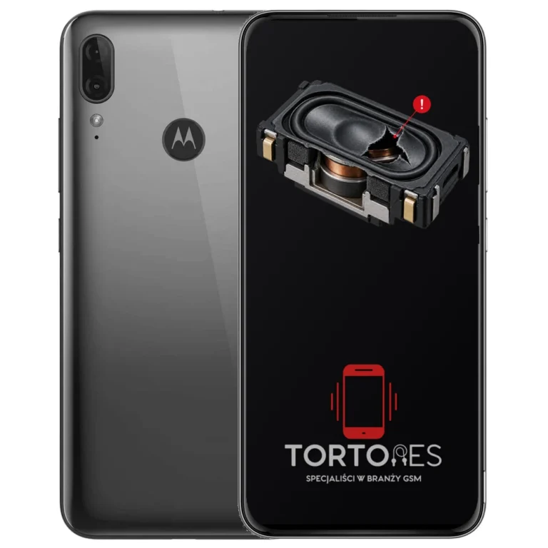Motorola Moto E6 Plus z symbolem głośnika multimedialnego - wymiana głośnika multimedialnego