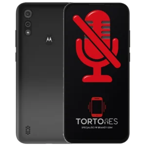 Motorola Moto E6s z symbolem mikrofonu - naprawa mikrofonu