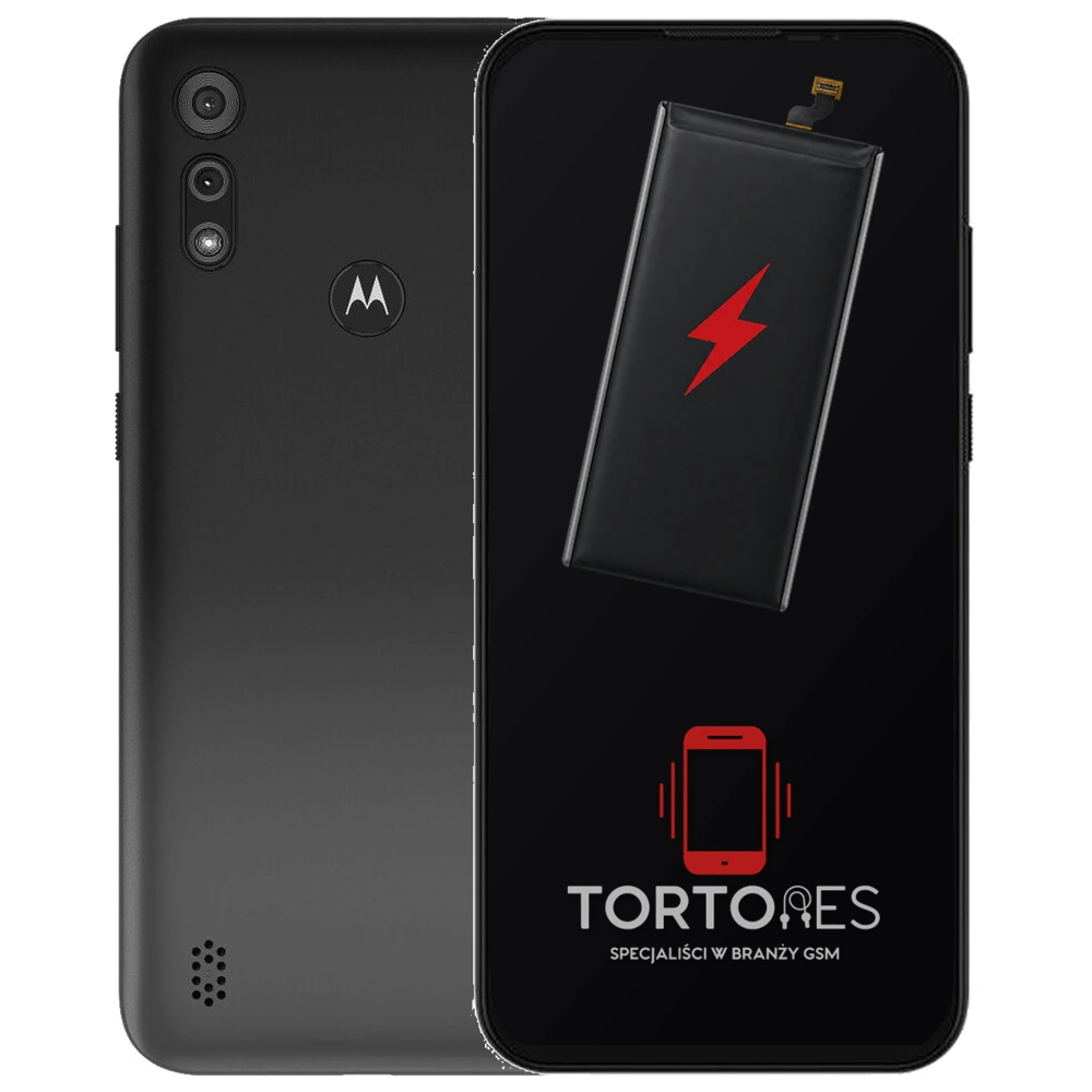 Motorola Moto E6s z ilustracją baterii - wymiana baterii
