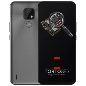 Motorola Moto E7 z symbolem diagnostyki - diagnoza telefonu