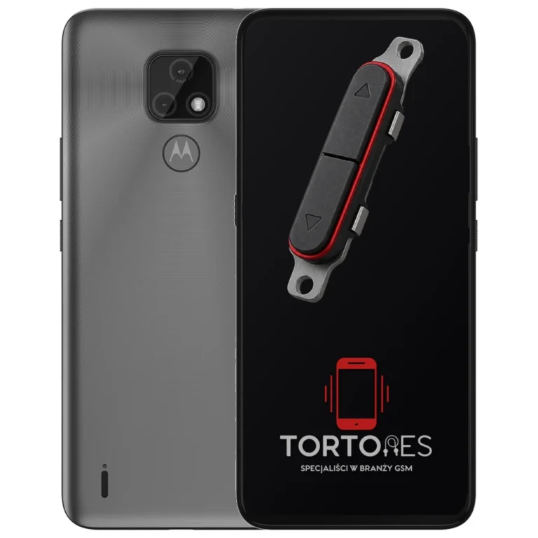 Motorola Moto E7 z symbolem przycisków - naprawa przycisków włączania i głośności