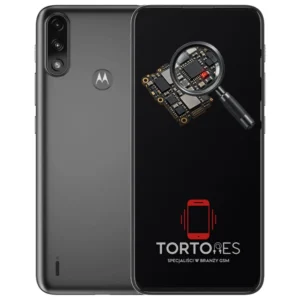 Motorola Moto E7 Power z symbolem diagnostyki - diagnoza telefonu