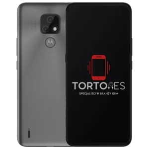 Motorola Moto E7 - widok przodu i tyłu telefonu