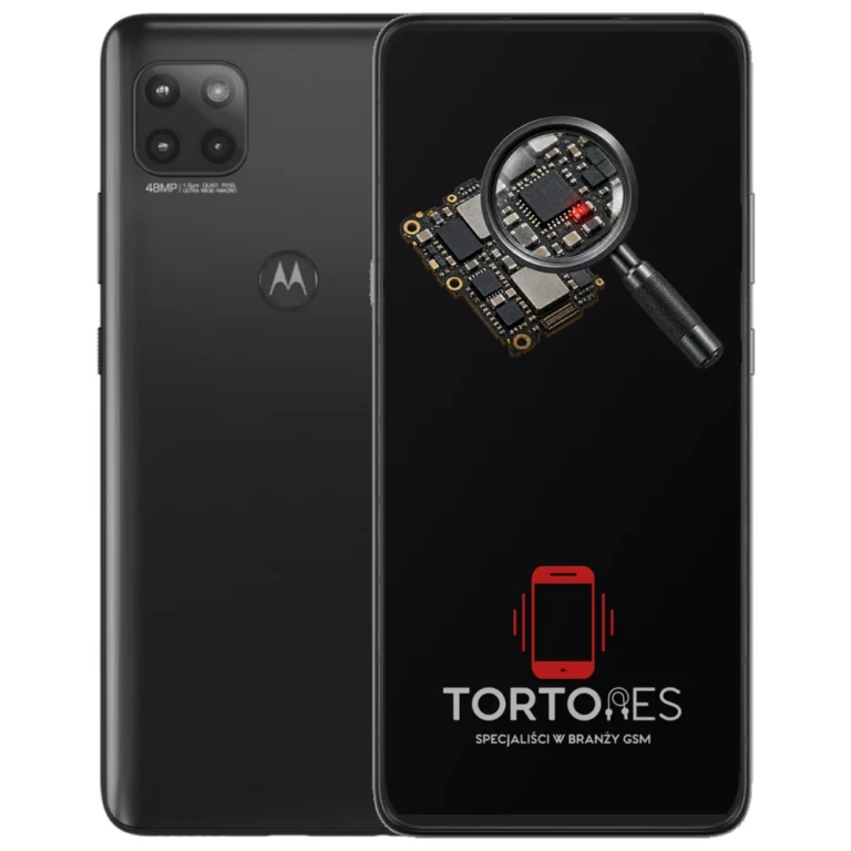 Motorola Moto G 5G (2020) z symbolem diagnostyki - diagnoza telefonu