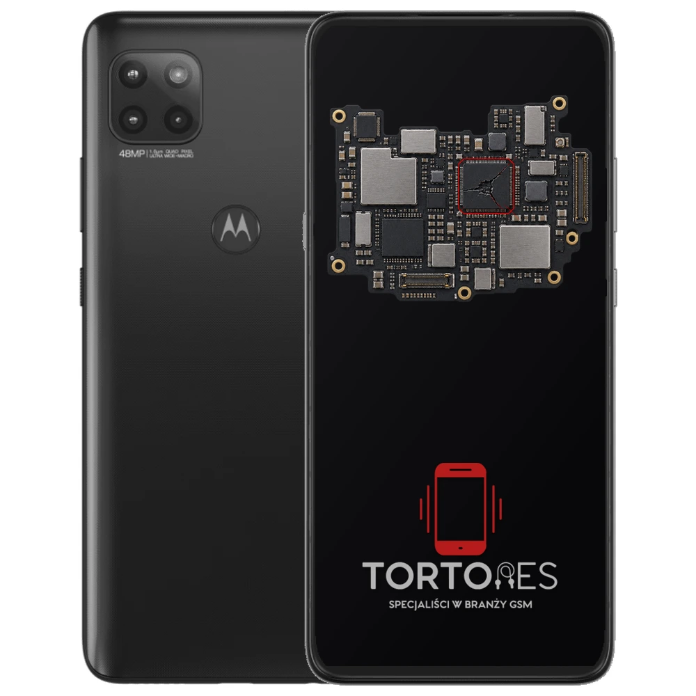 Motorola Moto G 5G (2020) z ilustracją płyty głównej - naprawa płyty głównej