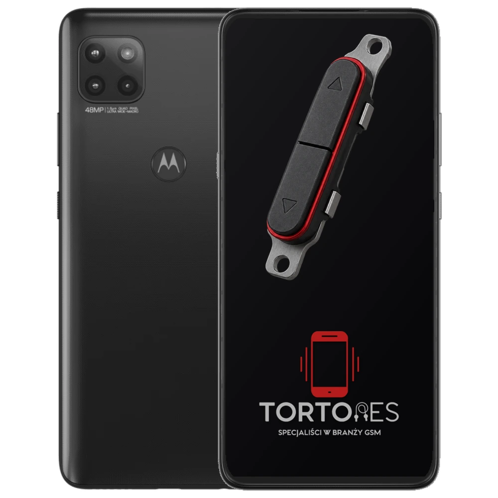 Motorola Moto G 5G (2020) z symbolem przycisków - naprawa przycisków włączania i głośności