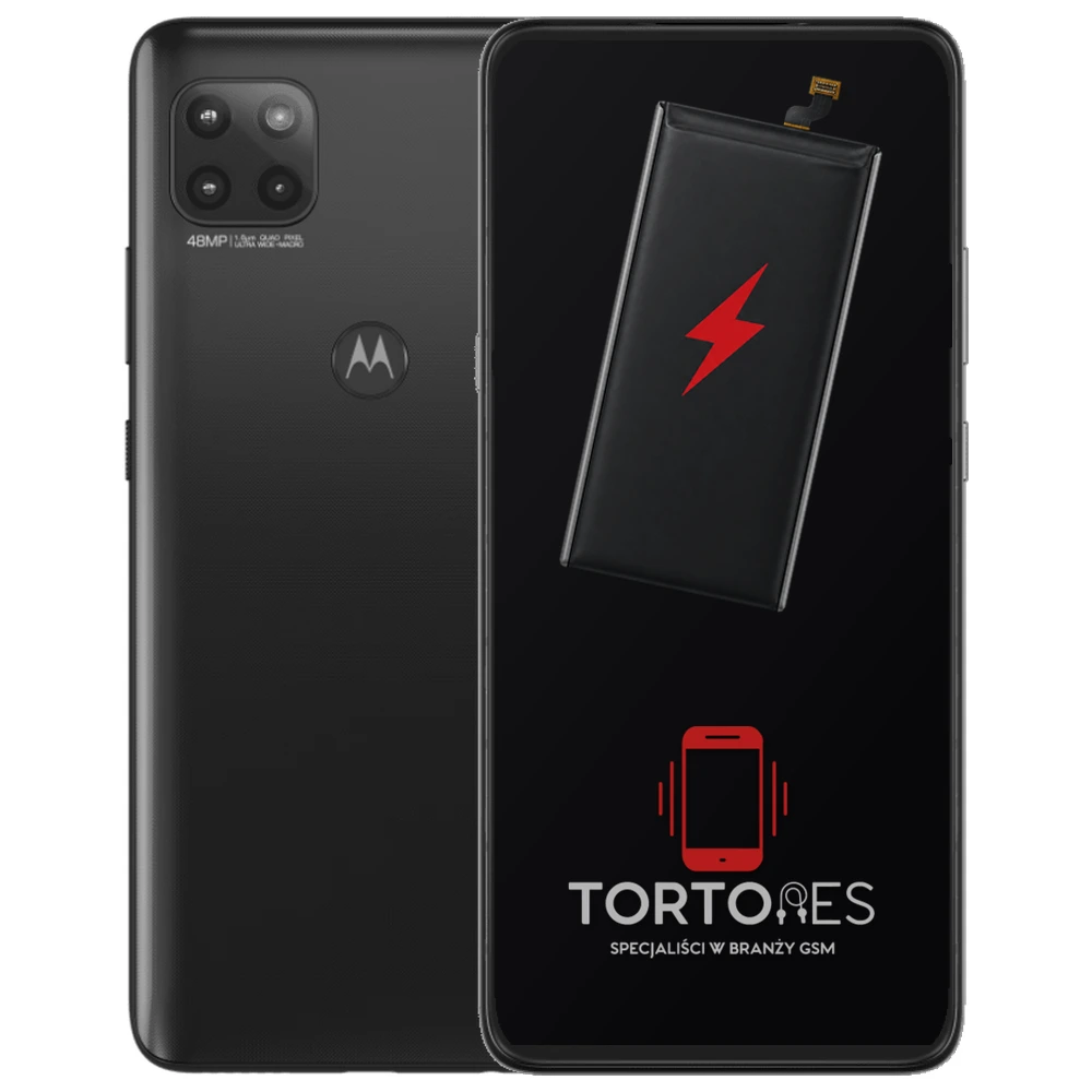 Motorola Moto G 5G (2020) z ilustracją baterii - wymiana baterii