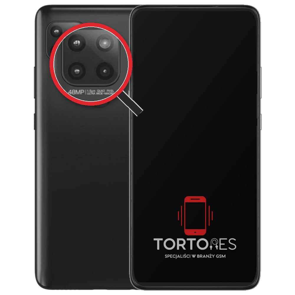 Motorola Moto G 5G (2020) z lupą na tylnych aparatach - wymiana tylnej kamery