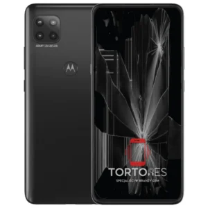 Motorola Moto G 5G (2020) z ilustracją pękniętego wyświetlacza - wymiana zbitego wyświetlacza