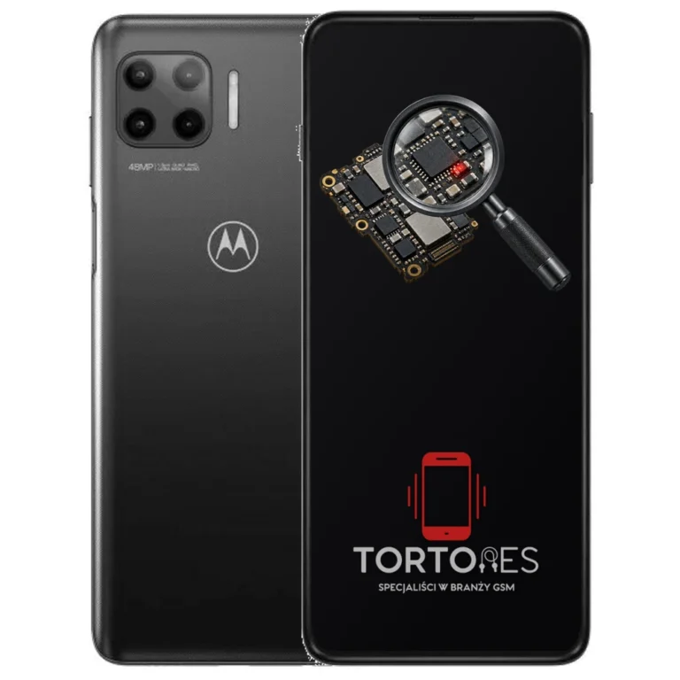 Motorola Moto G 5G Plus (2020) z symbolem diagnostyki - diagnoza telefonu