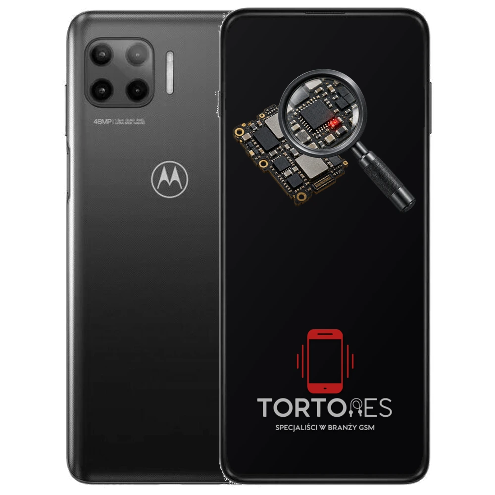 Motorola Moto G 5G Plus (2020) z symbolem diagnostyki - diagnoza telefonu