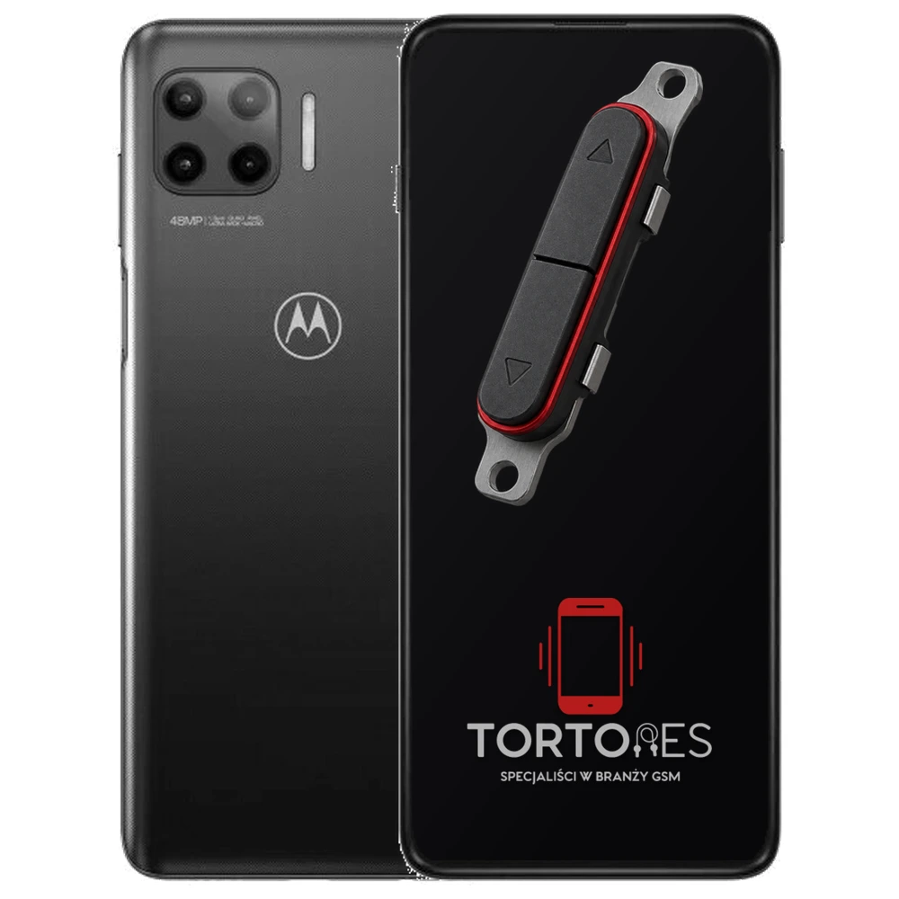Motorola Moto G 5G Plus (2020) z symbolem przycisków - naprawa przycisków włączania i głośności