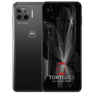 Motorola Moto G 5G Plus (2020) z ilustracją pękniętego wyświetlacza - wymiana zbitego wyświetlacza