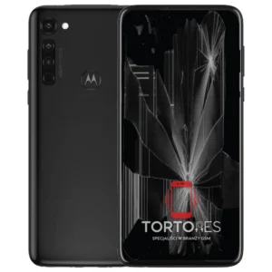 Motorola Moto G Pro z ilustracją pękniętego wyświetlacza - wymiana zbitego wyświetlacza