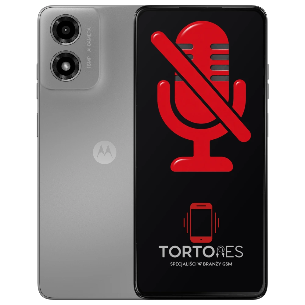 Motorola Moto G04 z symbolem mikrofonu - naprawa mikrofonu