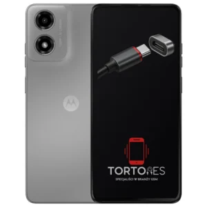Motorola Moto G04 z ilustracją złącza ładowania - naprawa złącza ładowania