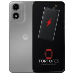 Motorola Moto G04 z ilustracją baterii - wymiana baterii