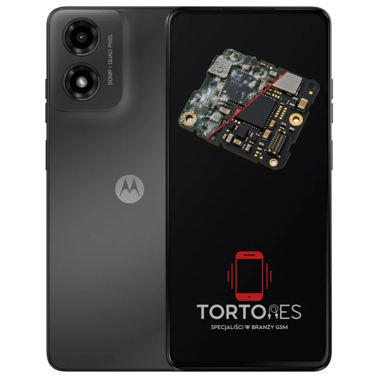 Motorola Moto G04s z ilustracją zalania - czyszczenie po zalaniu