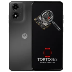 Motorola Moto G04s z symbolem diagnostyki - diagnoza telefonu