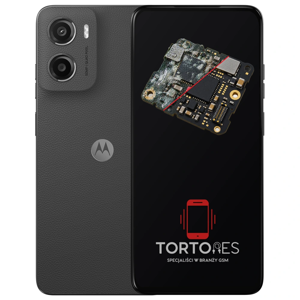 Motorola Moto G05 z ilustracją zalania - czyszczenie po zalaniu