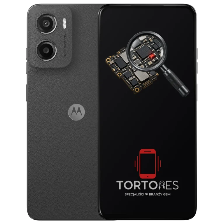 Motorola Moto G05 z symbolem diagnostyki - diagnoza telefonu