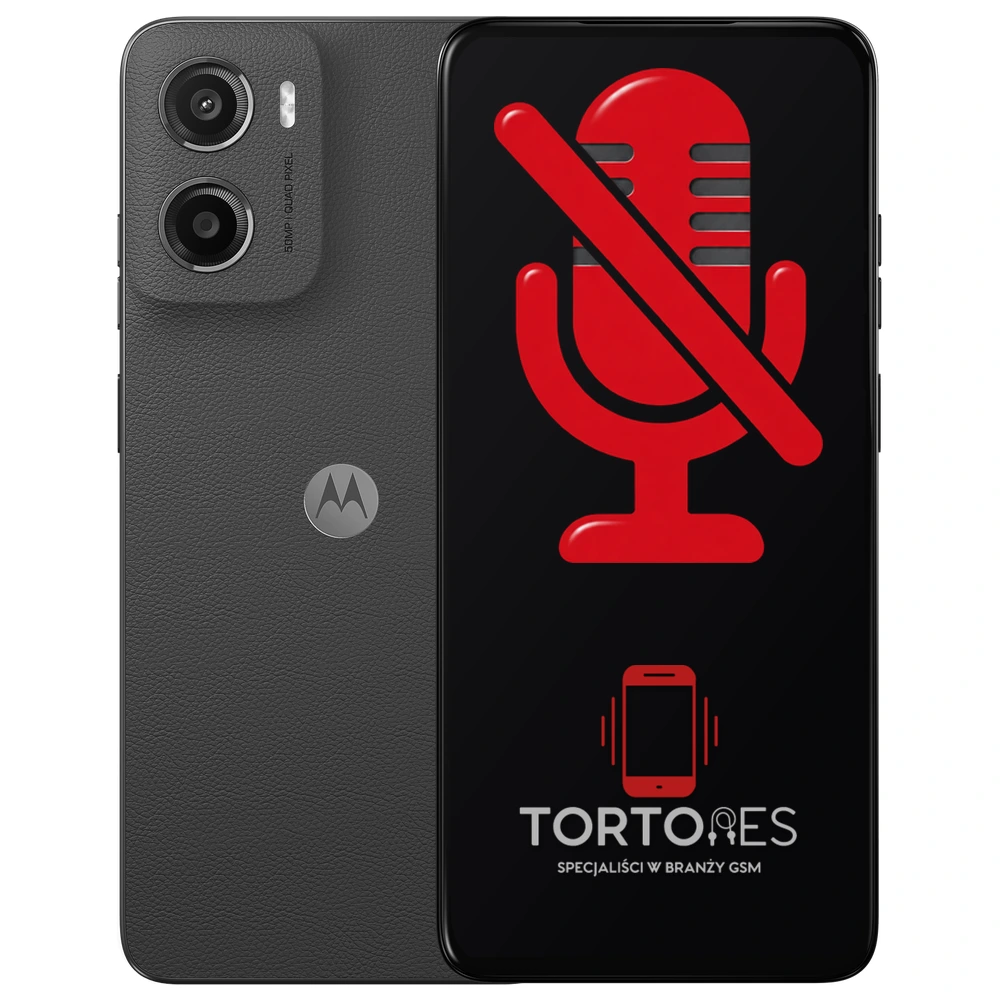 Motorola Moto G05 z symbolem mikrofonu - naprawa mikrofonu