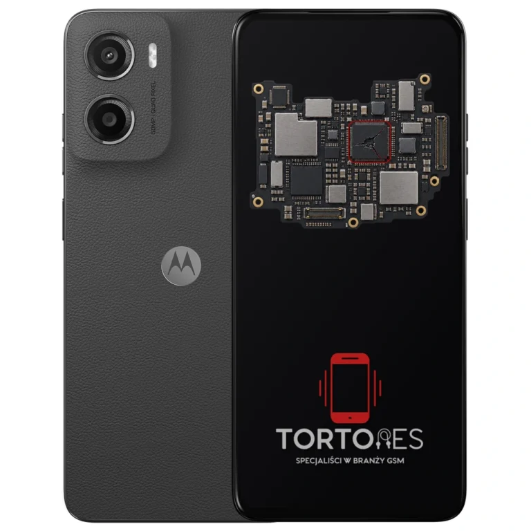 Motorola Moto G05 z ilustracją płyty głównej - naprawa płyty głównej