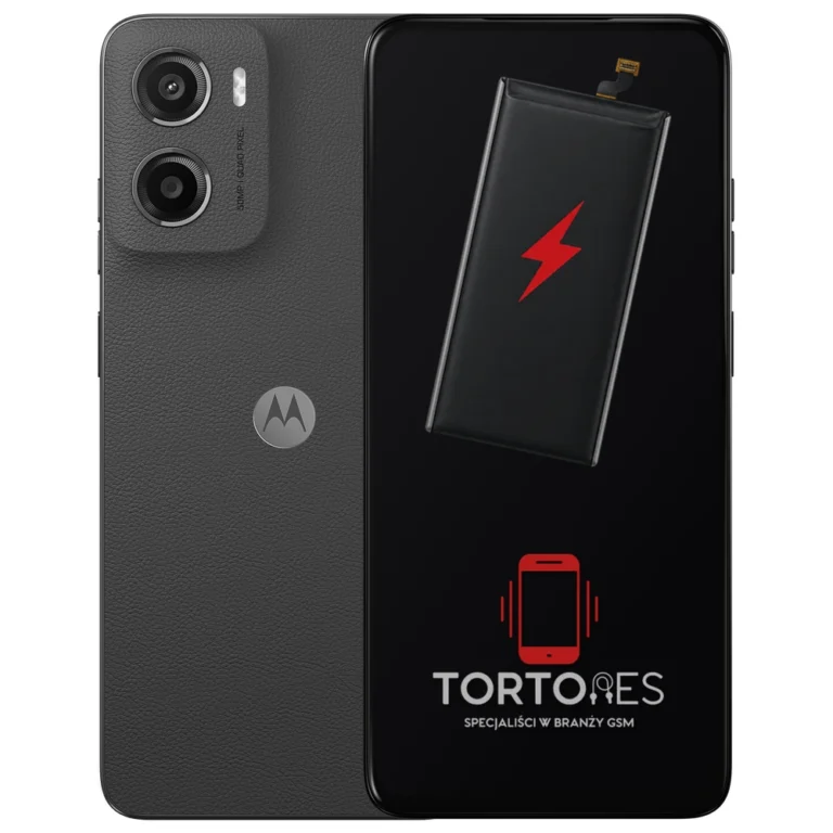 Motorola Moto G05 z ilustracją baterii - wymiana baterii