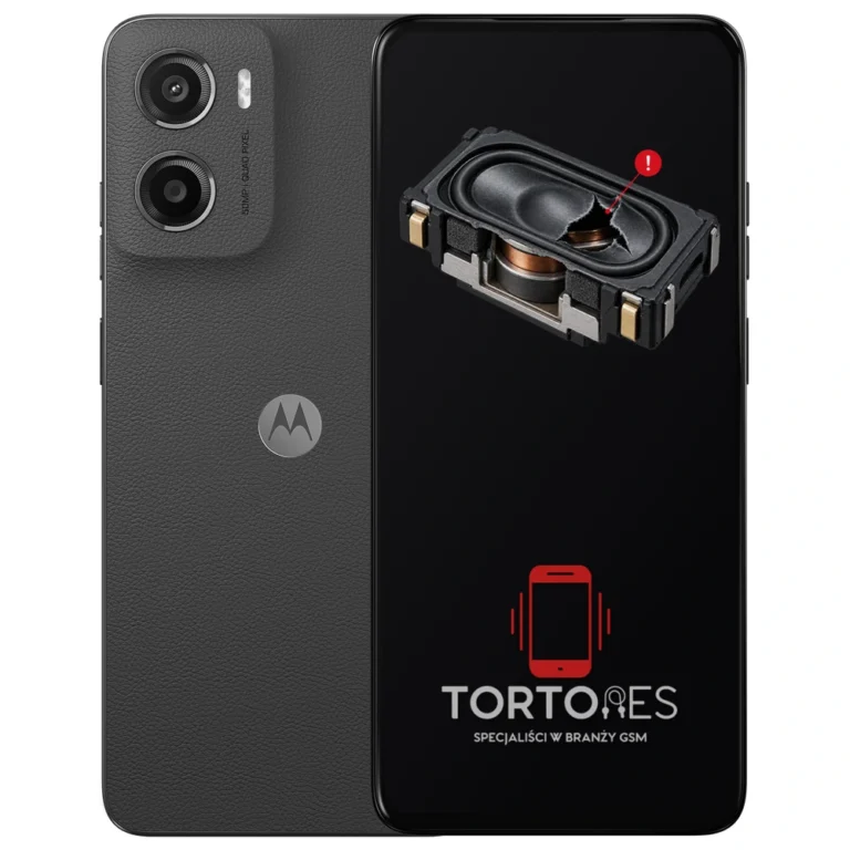 Motorola Moto G05 z symbolem głośnika multimedialnego - wymiana głośnika multimedialnego