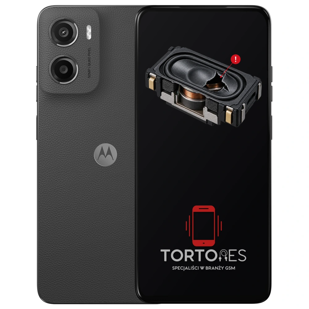 Motorola Moto G05 z symbolem głośnika multimedialnego - wymiana głośnika multimedialnego