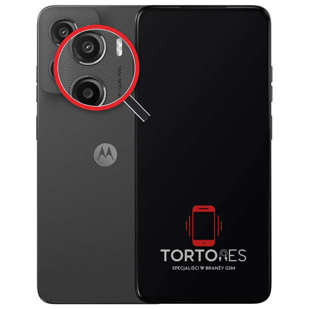 Motorola Moto G05 z lupą na tylnych aparatach - wymiana tylnej kamery