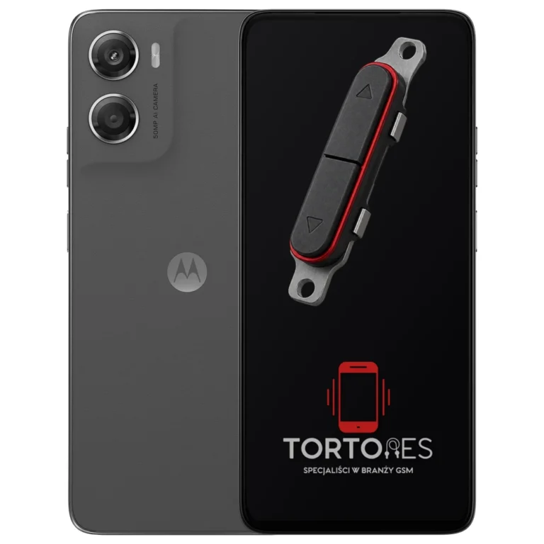 Motorola Moto G06 Power z symbolem przycisków - naprawa przycisków włączania i głośności