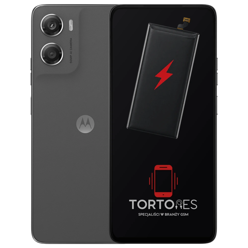 Motorola Moto G06 Power z ilustracją baterii - wymiana baterii