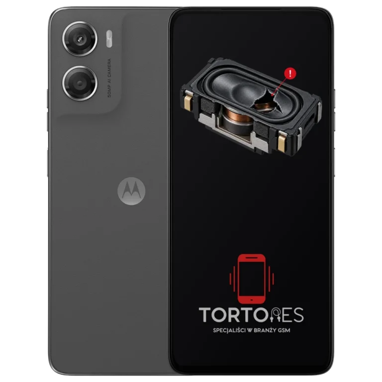 Motorola Moto G06 Power z symbolem głośnika multimedialnego - wymiana głośnika multimedialnego