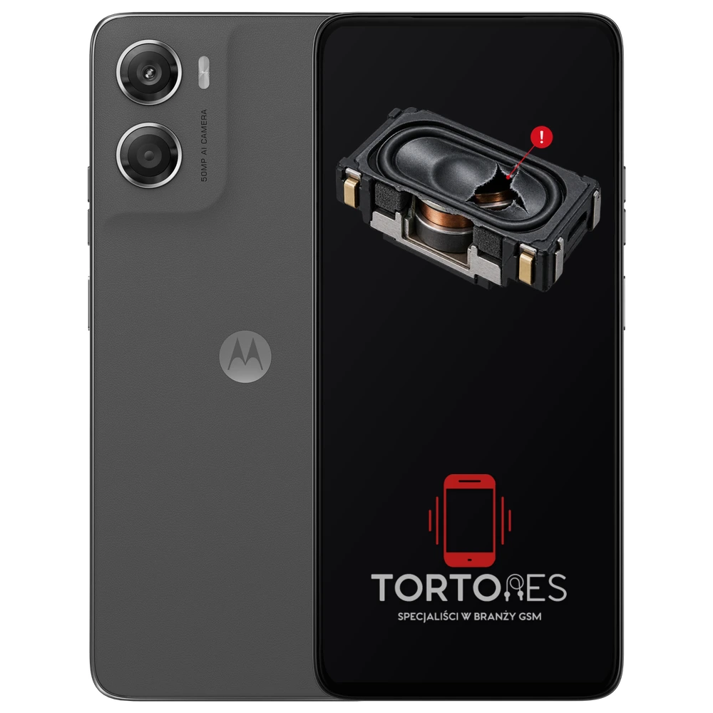 Motorola Moto G06 Power z symbolem głośnika multimedialnego - wymiana głośnika multimedialnego