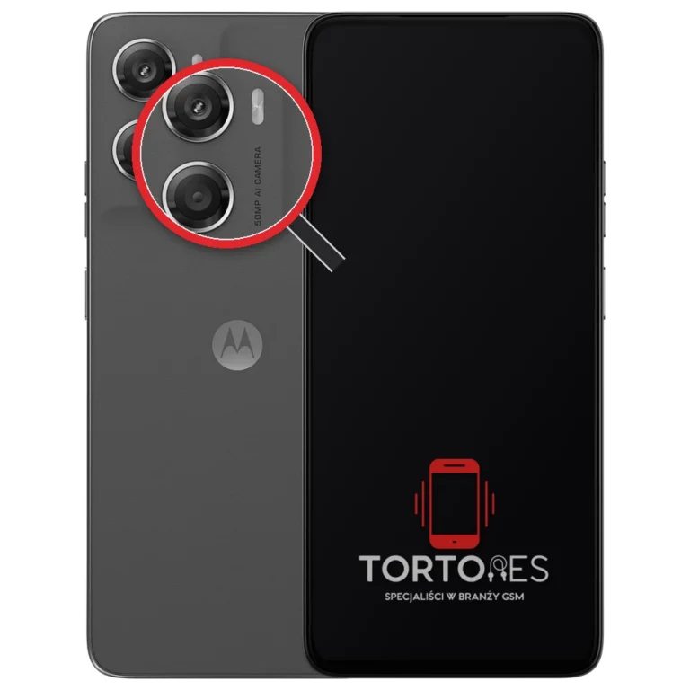 Motorola Moto G06 Power z lupą na tylnych aparatach - wymiana tylnej kamery
