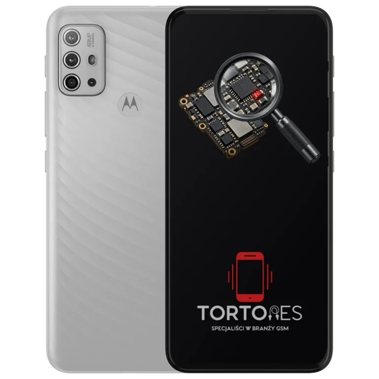 Motorola Moto G10 z symbolem diagnostyki - diagnoza telefonu