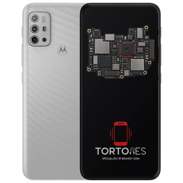 Motorola Moto G10 z ilustracją płyty głównej - naprawa płyty głównej