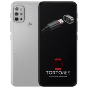 Motorola Moto G10 z ilustracją złącza ładowania - naprawa złącza ładowania