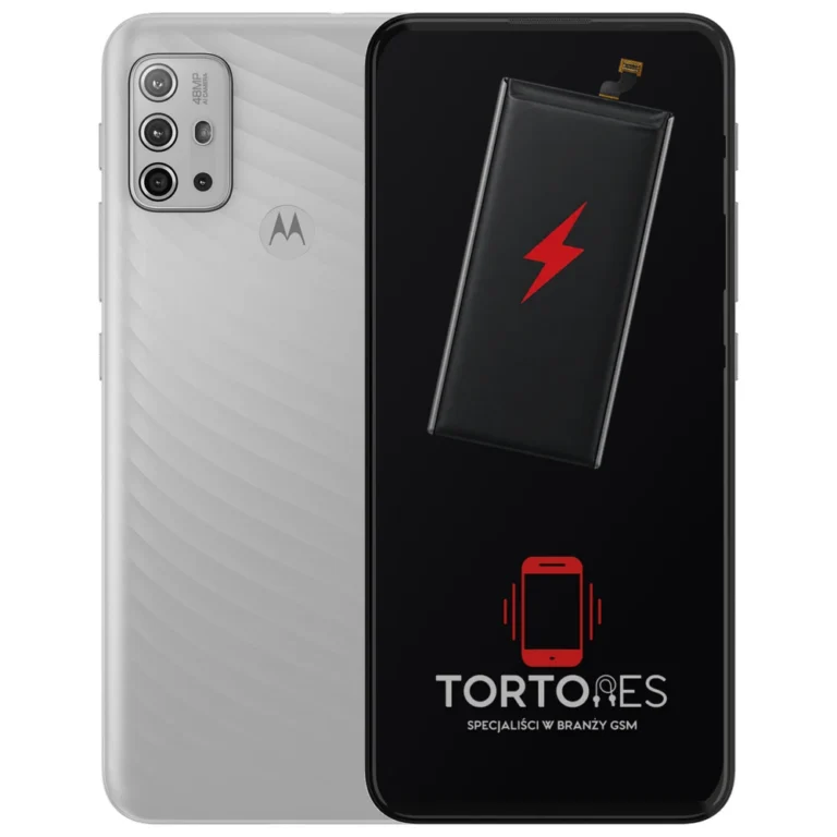 Motorola Moto G10 z ilustracją baterii - wymiana baterii