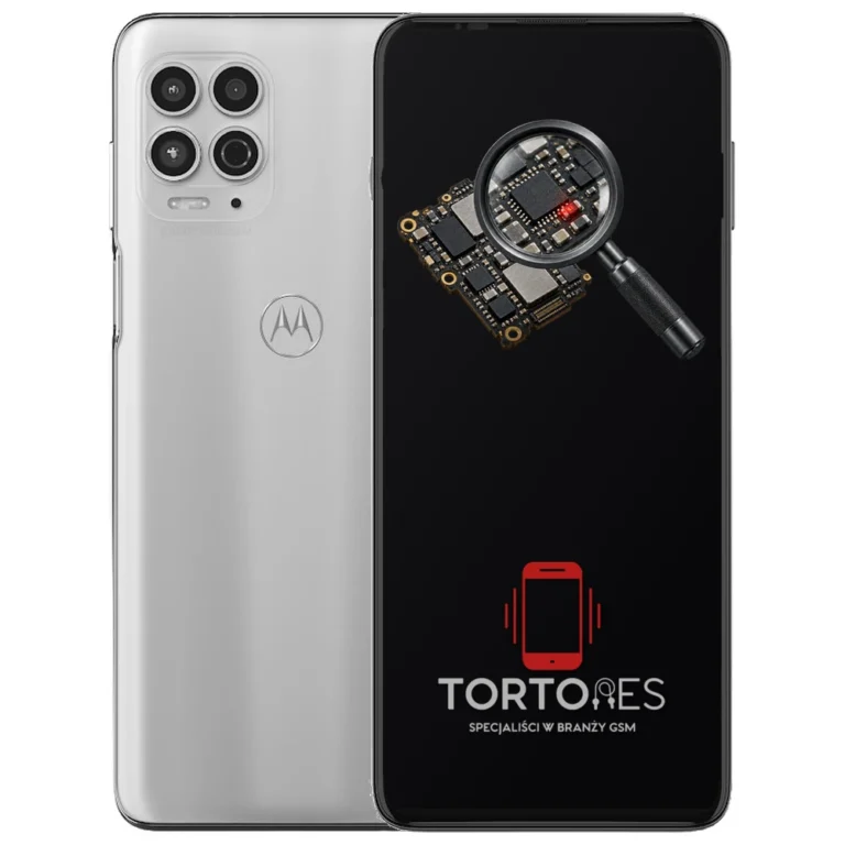 Motorola Moto G100 z symbolem diagnostyki - diagnoza telefonu