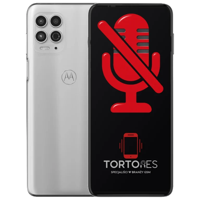 Motorola Moto G100 z symbolem mikrofonu - naprawa mikrofonu