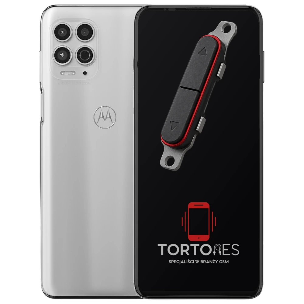 Motorola Moto G100 z symbolem przycisków - naprawa przycisków włączania i głośności